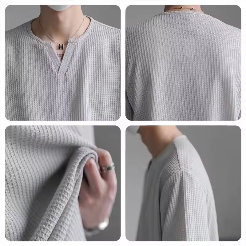 Men V-Neck T-Shirt - Image 3