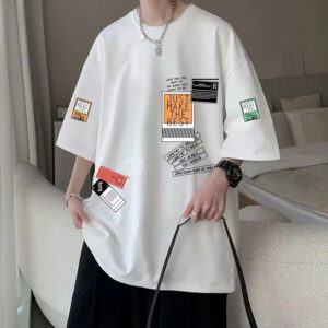 Men's White Oversized