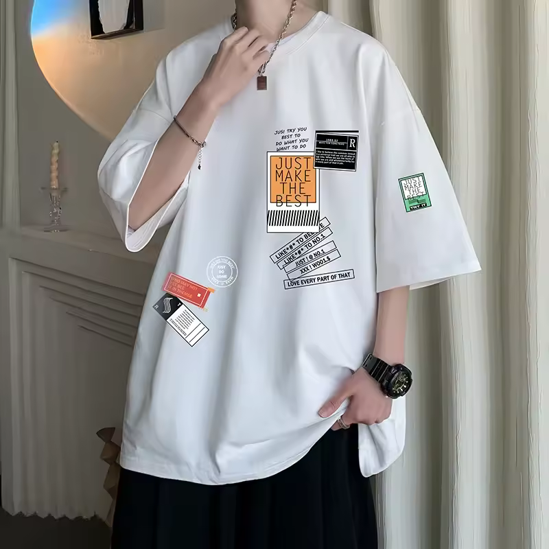 Men's White Oversized - Image 3