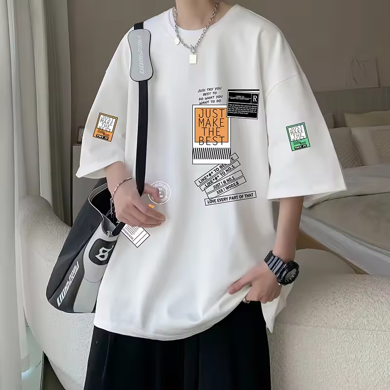 Men's White Oversized - Image 2